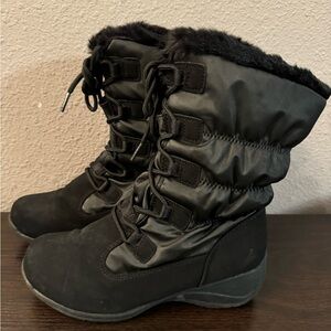 Khombu Black Boots for Women -Size 7